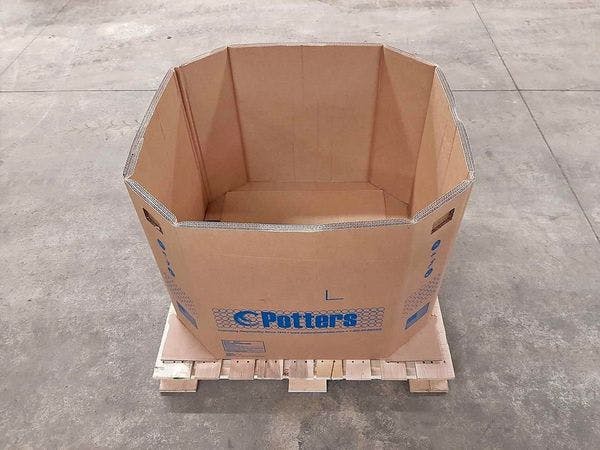 Short Used 5 Wall Octabin Bulk Containers - Philadelphia PA 19120