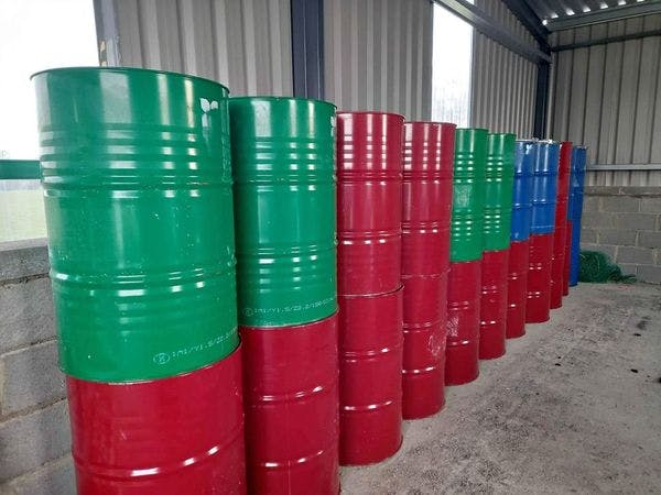 55 Gallon Used Metal Drums - West Fargo ND 58078