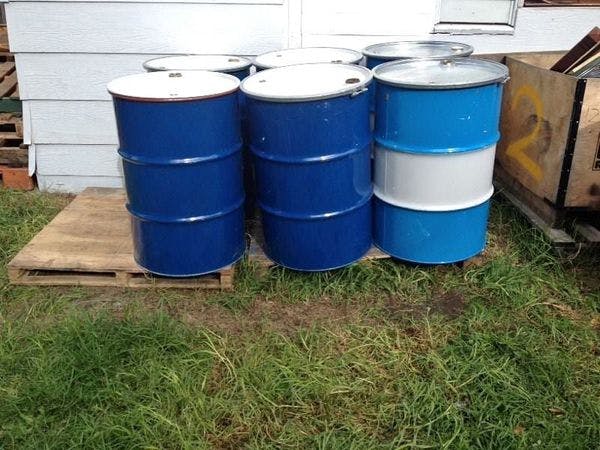 Used 55 Gallon Metal Drums - Henderson NV 89002