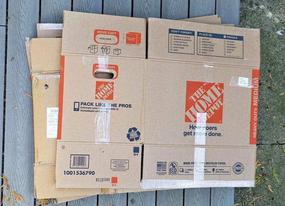 Used Uhaul and Home Depot Shipping Boxes - Hartford CT 06106