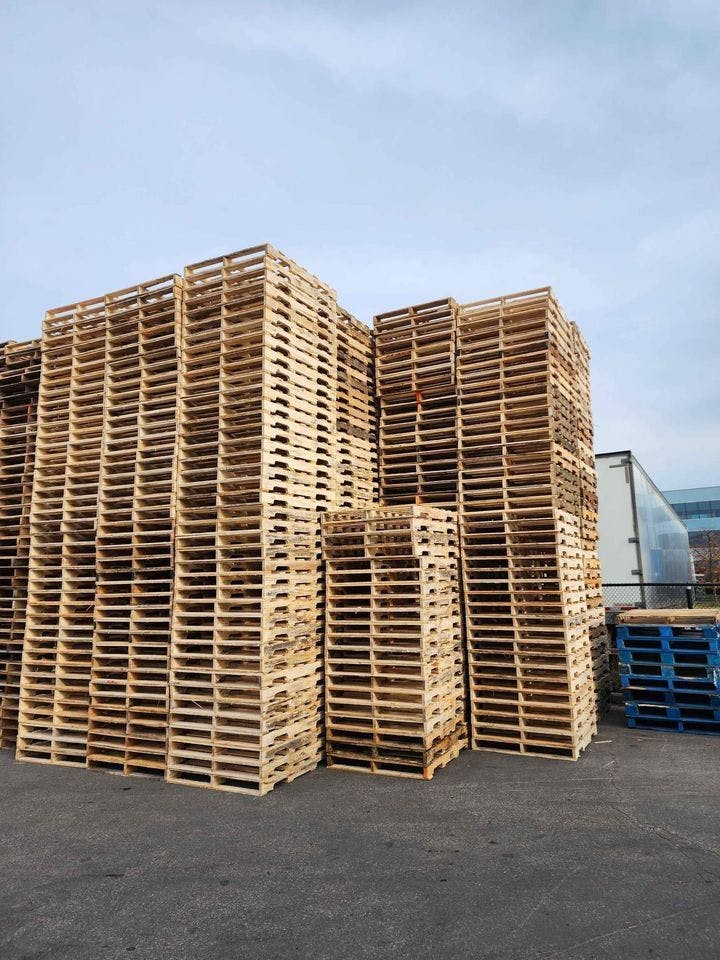 800 x 1200 Used Stringer 2-Way Euro Pallets - Minot ND 58701