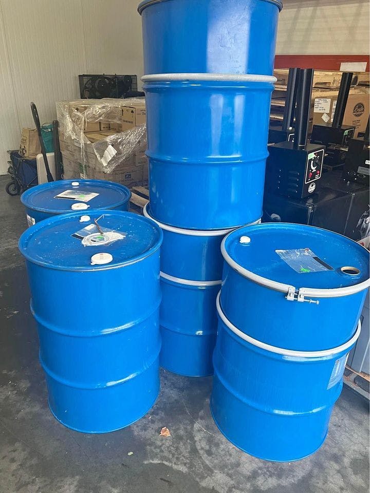 55 Gallon Used Metal Drums - Glenview IL