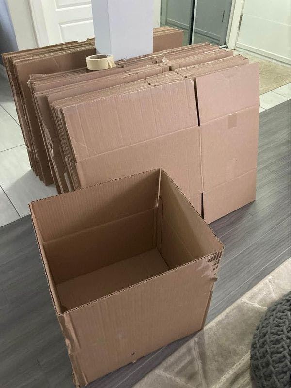 17x14x9.5 Used Shipping Boxes - Dallas TX 75287
