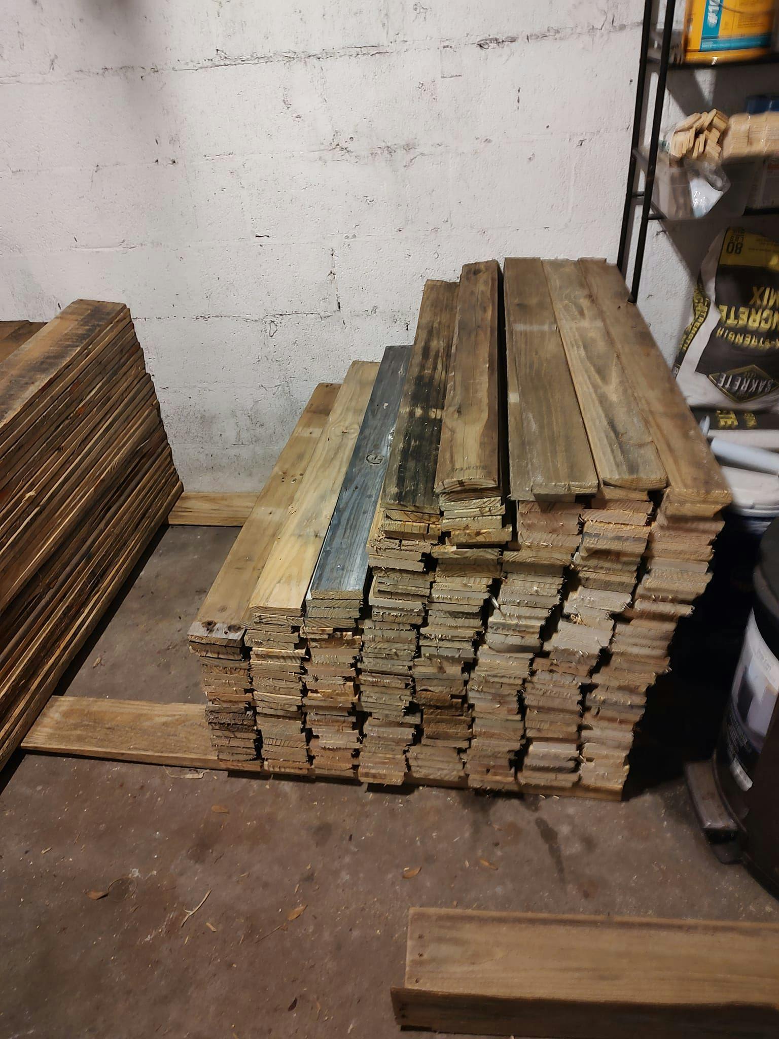 Reclaimed 40 inch Softwood Boards - Compton CA 90221