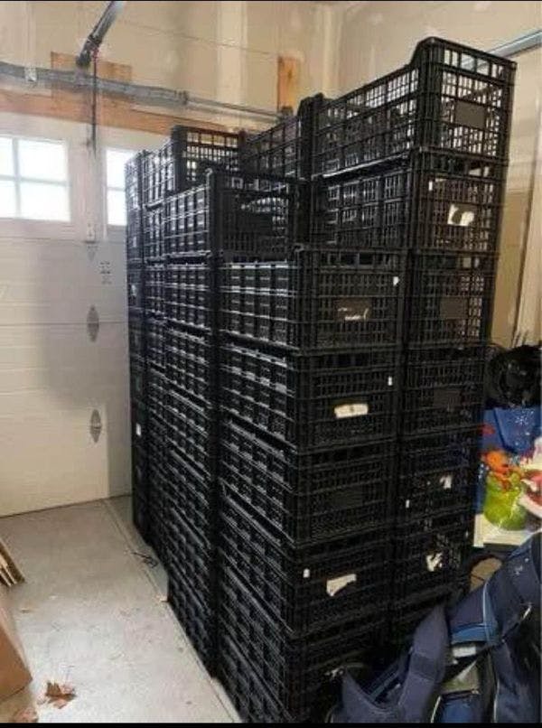 9x11.5x19 inch Plastic Crates - Fairbanks AK 99709