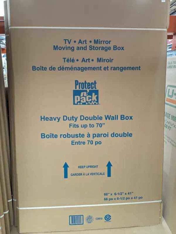 Used 66x6.5x41 Heavy Duty Shipping Boxes - Augusta ME 04332