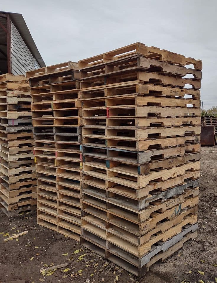 48 x 40 Recycled Grade B 4-way Stringer Pallet - Hanford, CA 93230