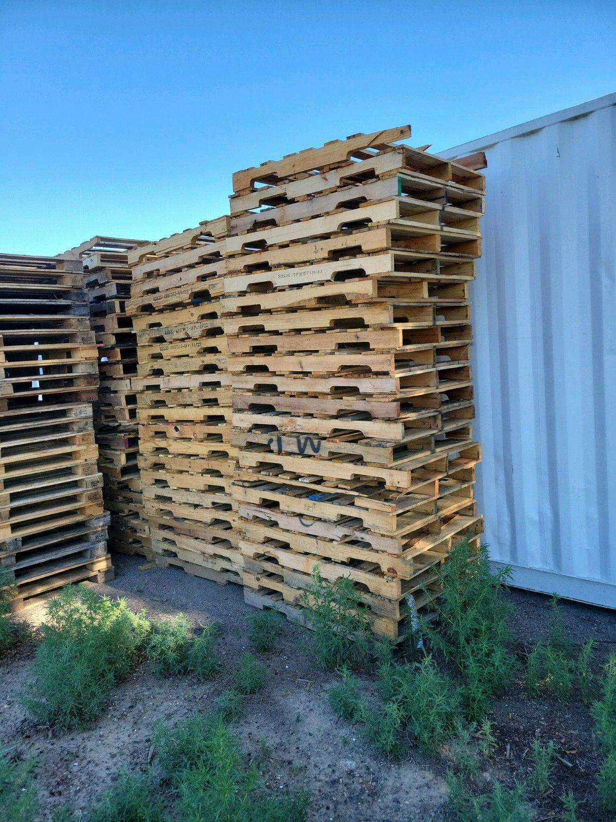 Stack of Grade B Pallets 