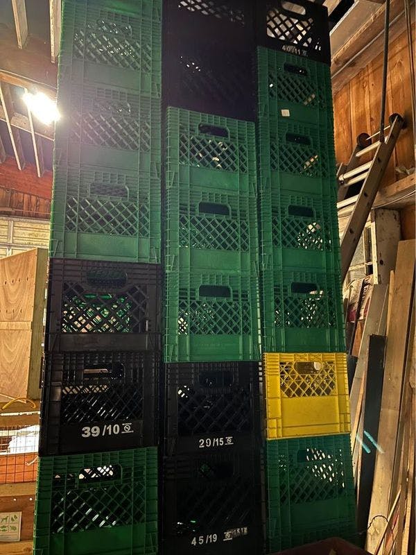 Used 12” x  12”  Plastic Crates - Saint Louis MO 63121