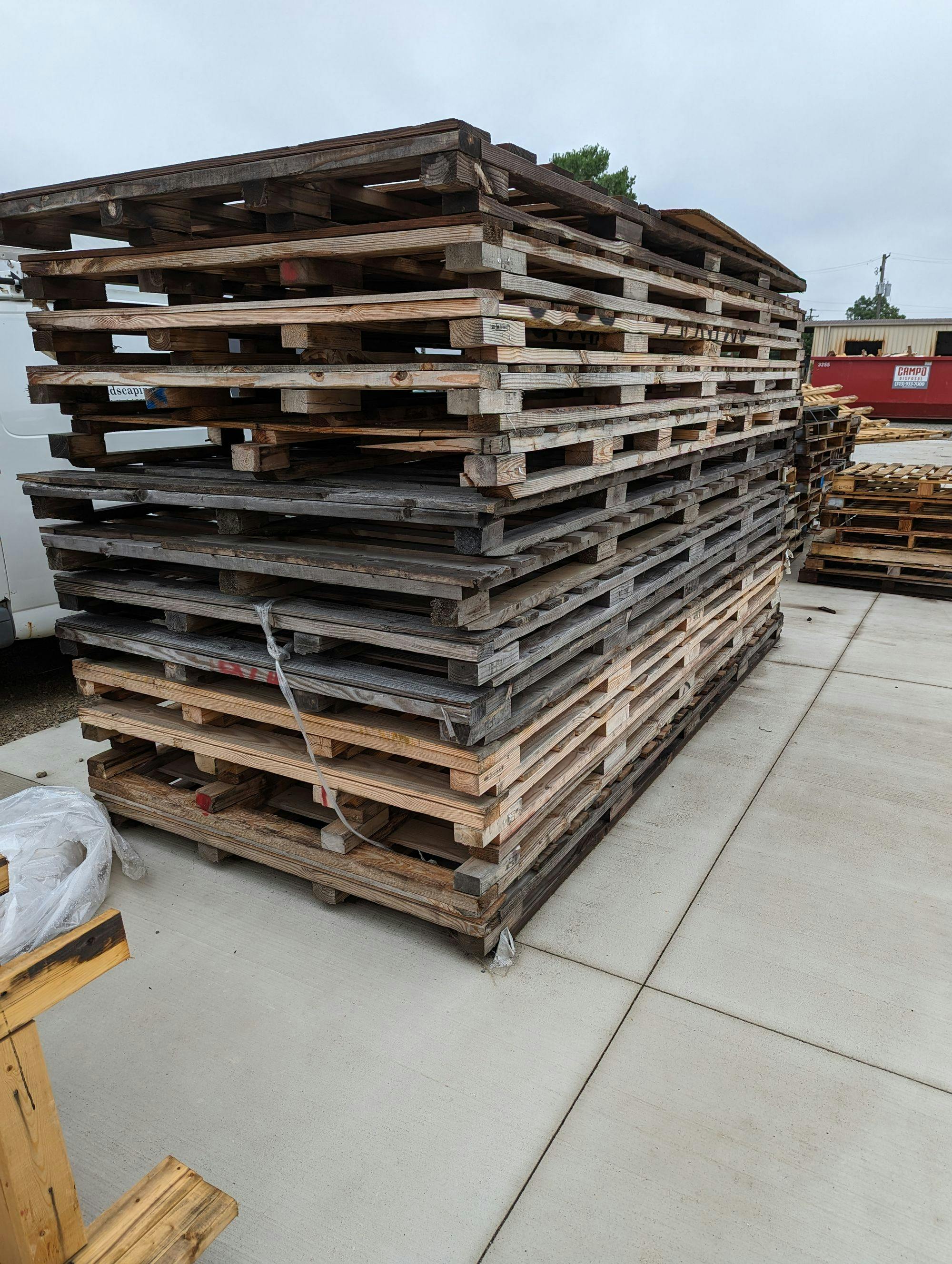 Used 144 x 60 Large Custom Size Pallets - Dallas TX 75211