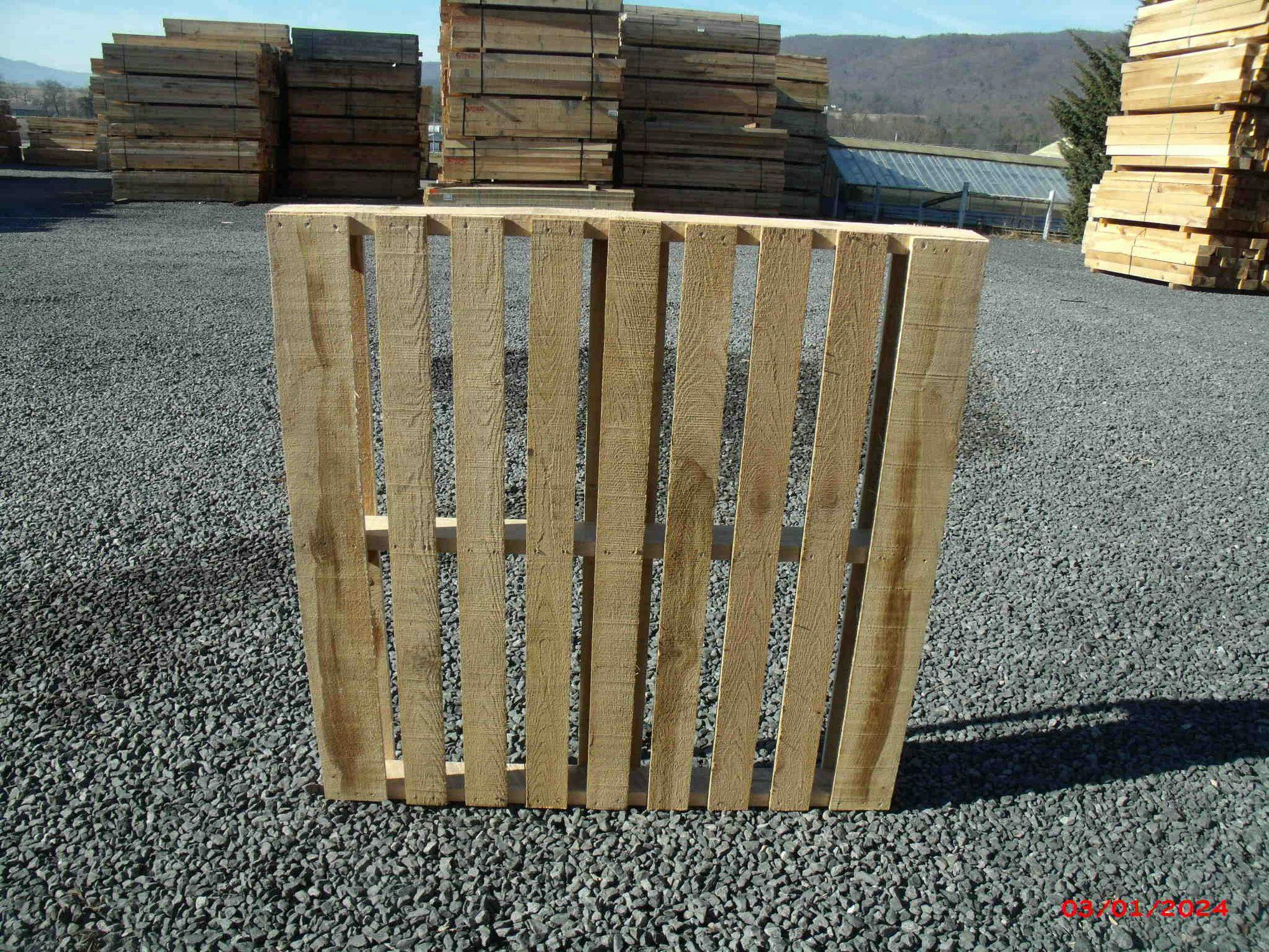 48" X 48" 2-way New Oak Hardwood Pallets - Allentown PA 18102