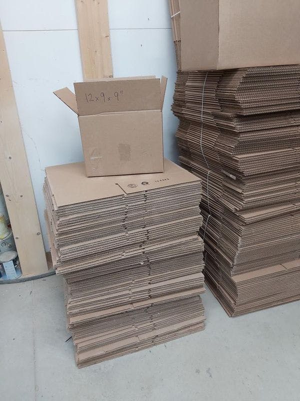 12x9x9 Used Shipping Boxes - Anchorage AK 99517