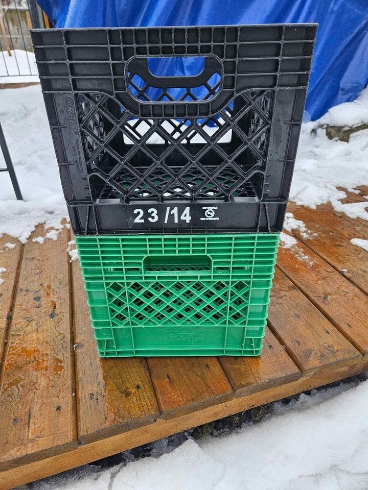 13x13x10 Milk Crates - Augusta ME 04332