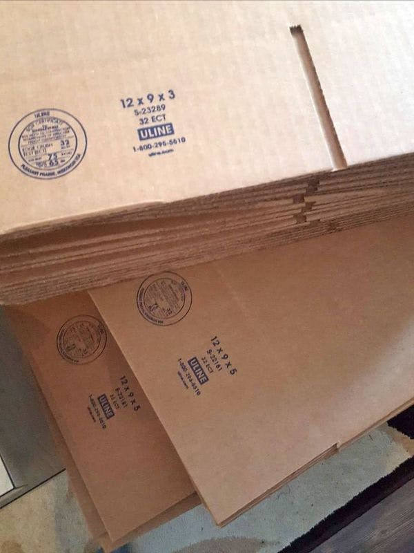 12x9x5 Used Uline Shipping Boxes - Southfield MI 48034