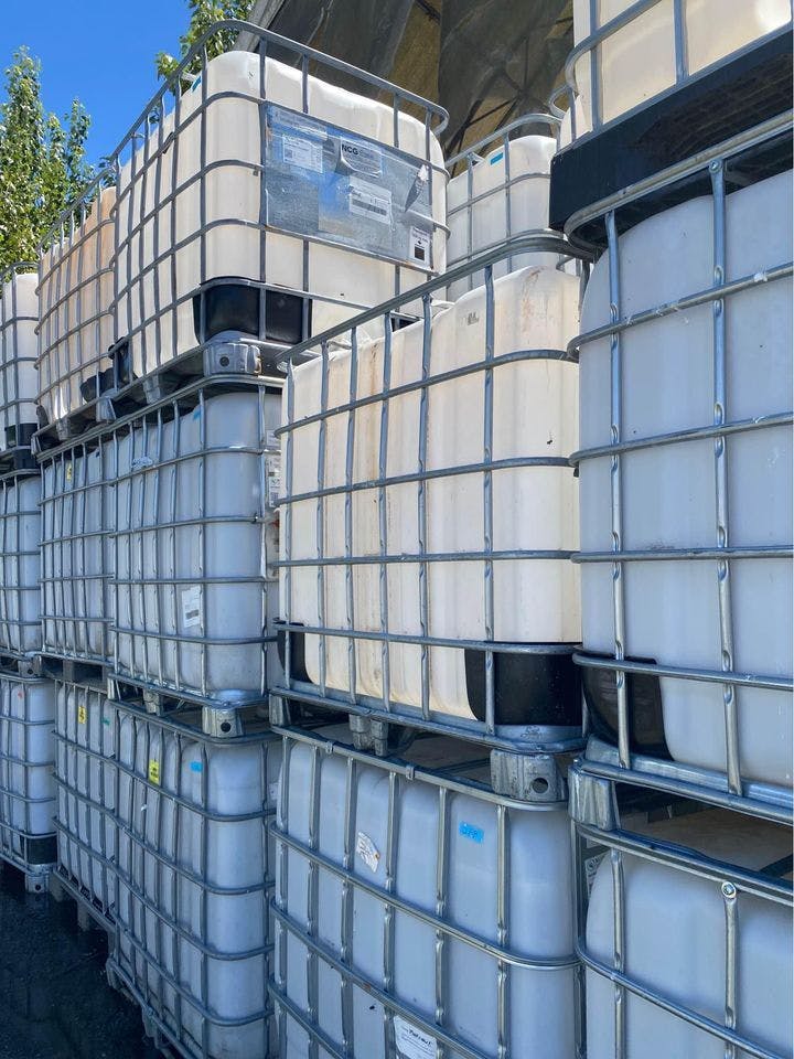 Rinsed 330 Gallon IBC ToTES