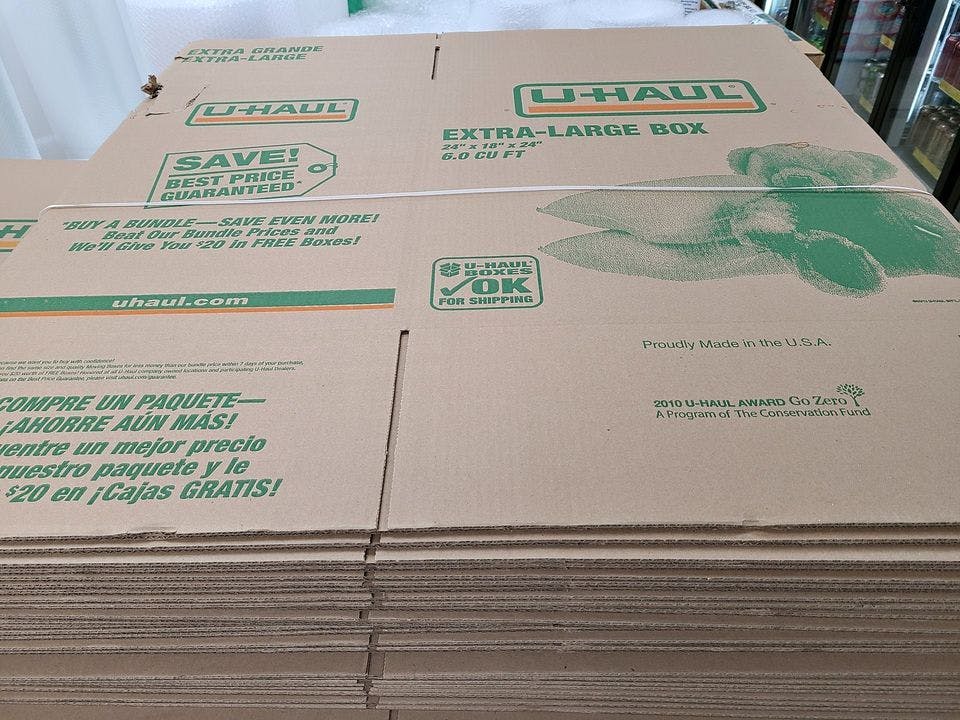 24 x 18 x 24 Used U-Haul Shipping Boxes - Hammond IN 46323