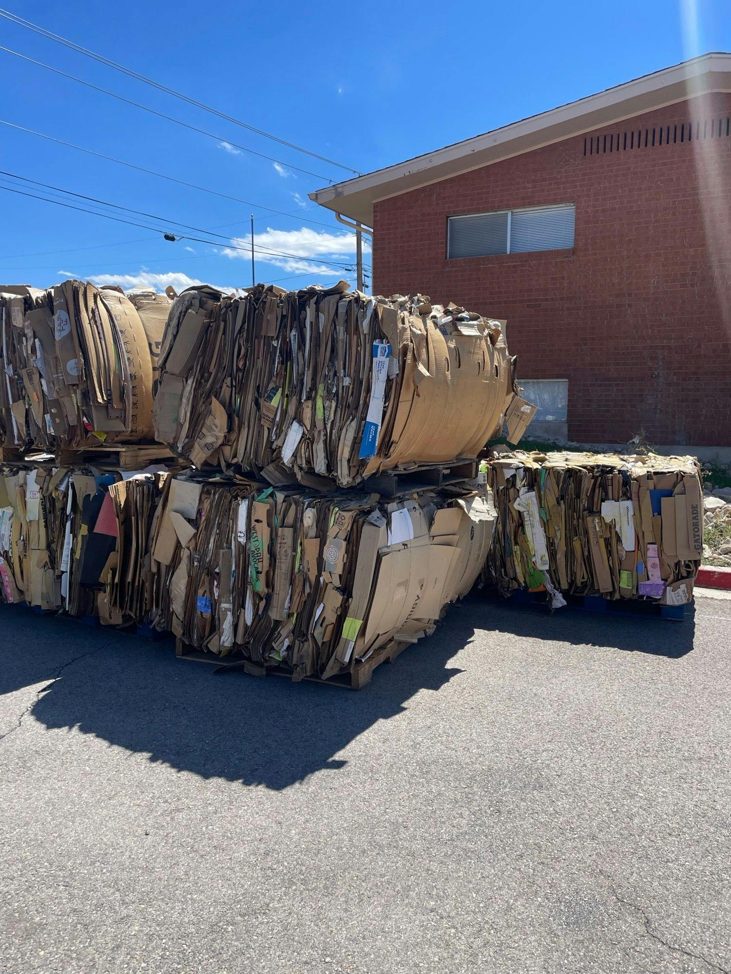 Bulk Amount Of Used Cardboard Bales - Orem UT 84057