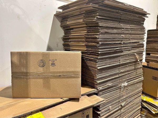 18x12x10 Used Uline Cardboard Shipping Boxes - Salt Lake City UT 84108