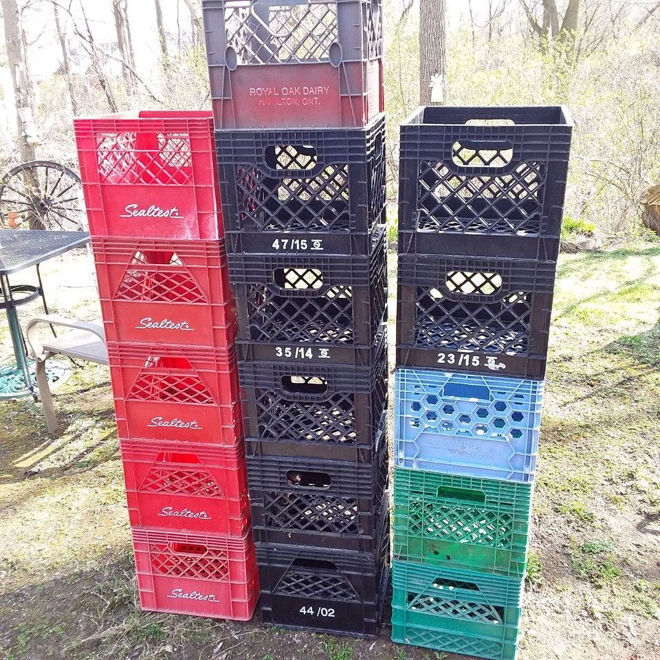 12"x12" Plastic Milk Crates - Harrisburg PA 17110