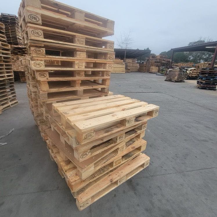 800 x 1200 Used EURO Block Pallets - Douglas GA 31535