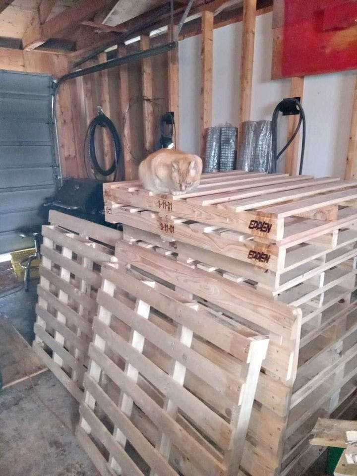 44 x 44 Used 2-Way Block Pallets - West Des Moines IA 50265