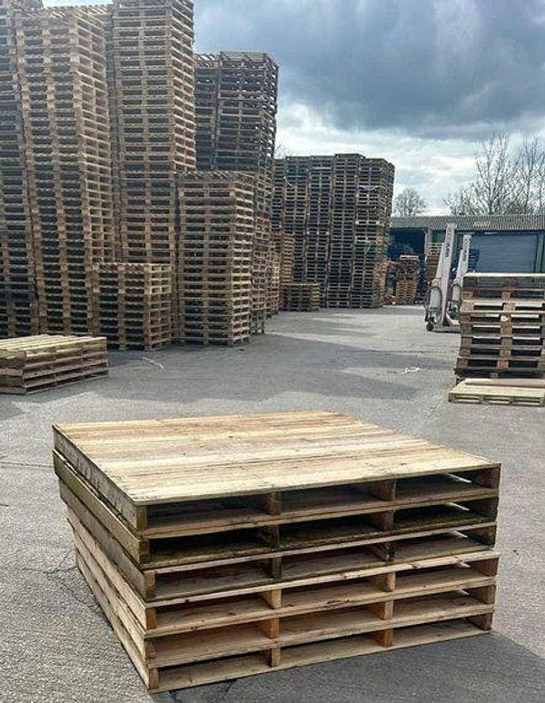 1600 x 1600mm Repaired Grade A 2-Way Stringer Pallets - Cheyenne WY 82002