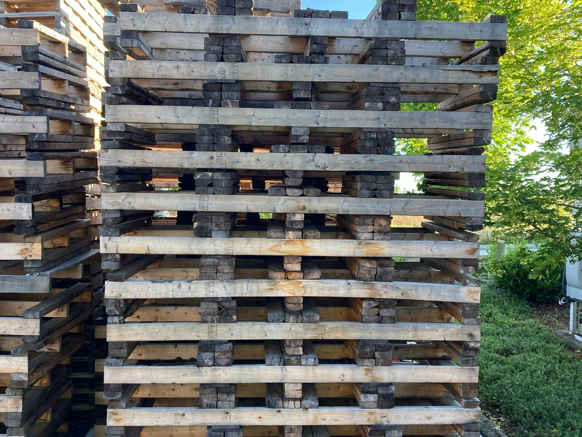 Used 76" x 36 Large Heavy Duty Custom Pallets -  Holland MI 49424